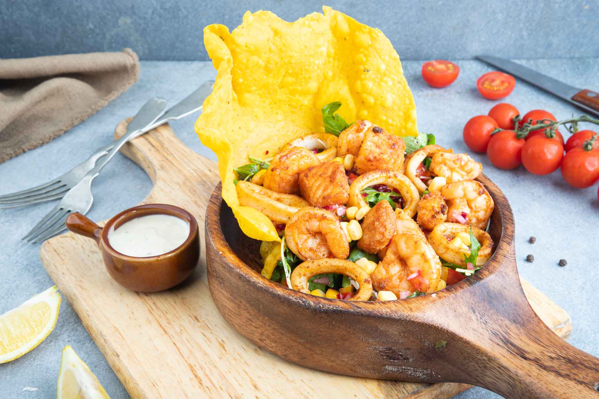 210823_Talabat_UAE_PICCOLOMONDOSHZCafe_Cafe_Seafood Salad_Kailash-9